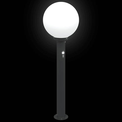 vidaXL Bollard Lights with Sensor 3 pcs 80 cm Black IP44