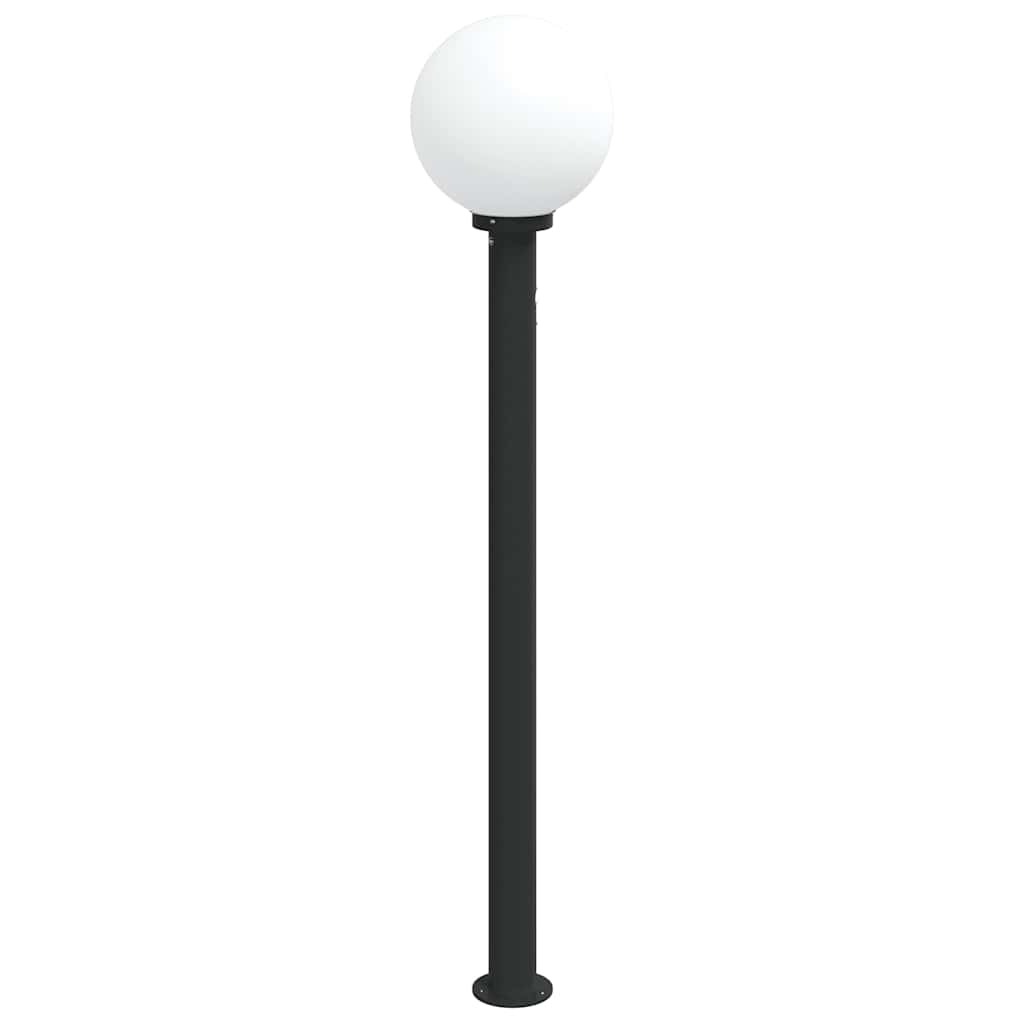 vidaXL Bollard Light with Sensor 120 cm Black IP44