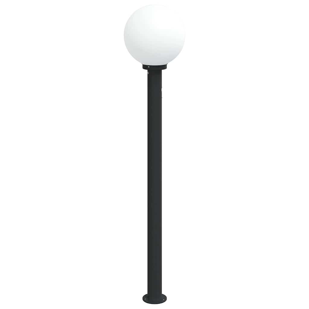 vidaXL Bollard Light with Sensor 120 cm Black IP44