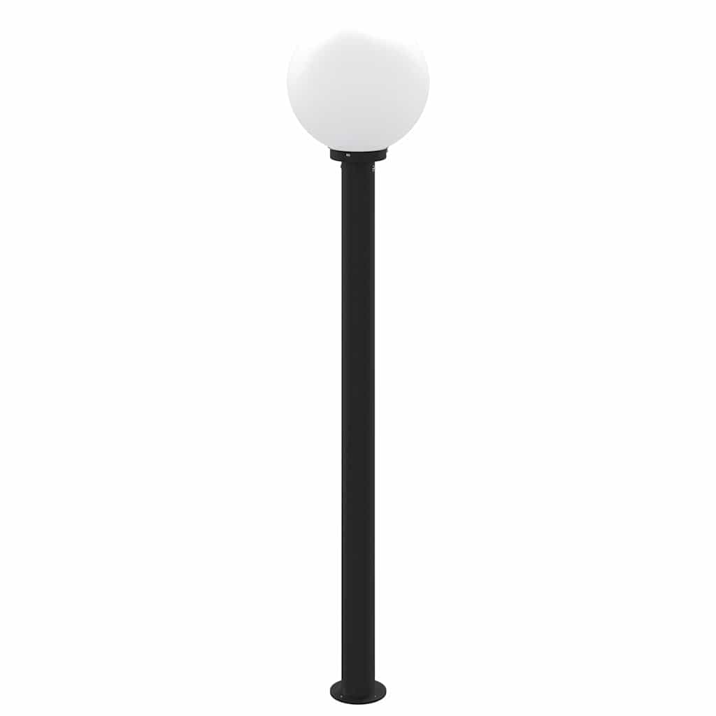 vidaXL Bollard Light with Sensor 120 cm Black IP44