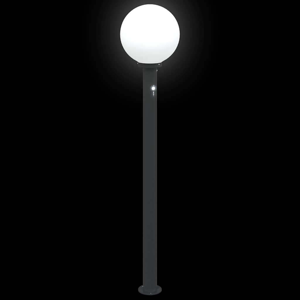 vidaXL Bollard Light with Sensor 120 cm Black IP44