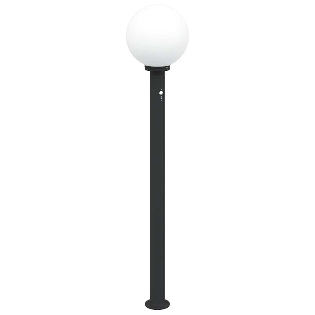 vidaXL Bollard Lights with Sensor 3 pcs 120 cm Black IP44