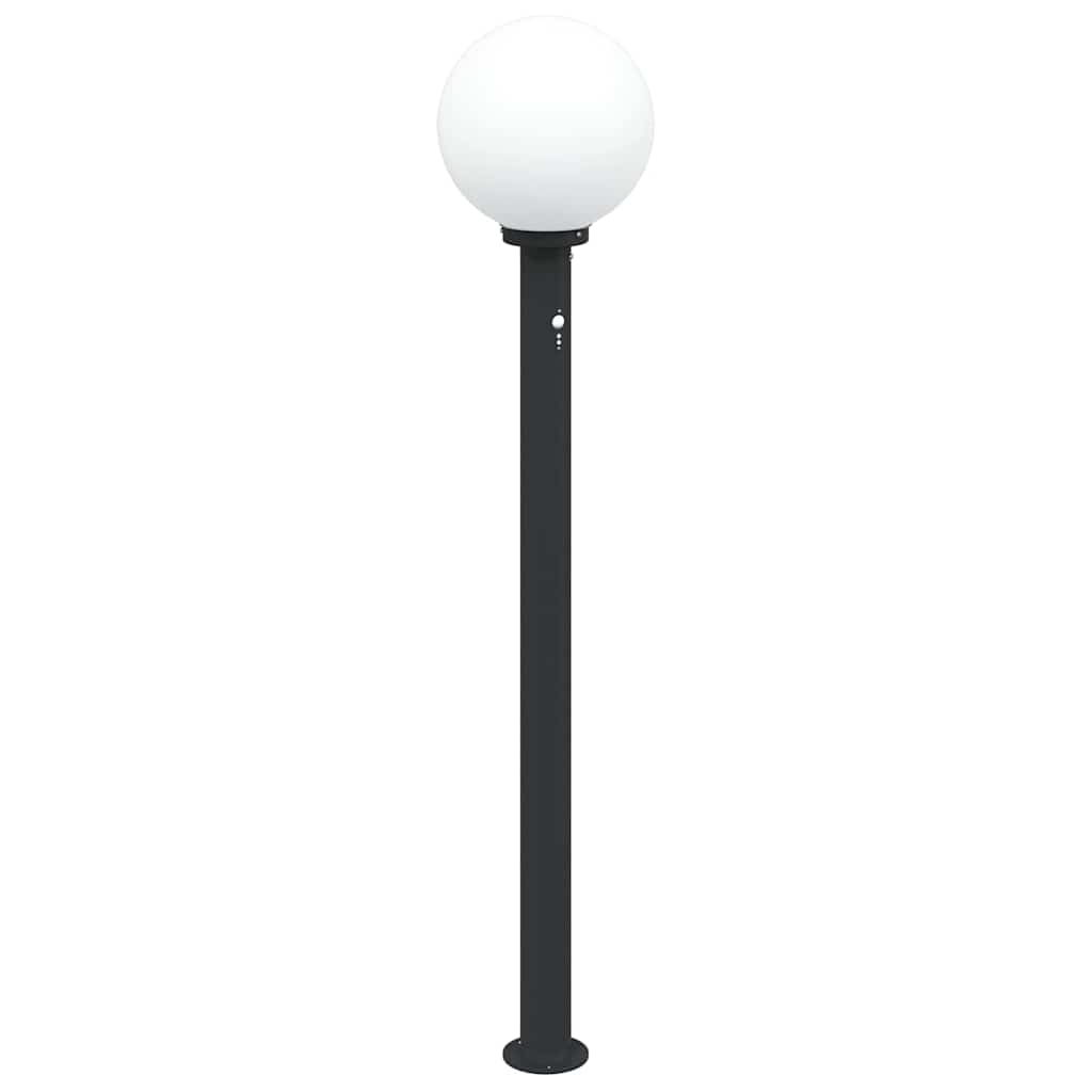 vidaXL Bollard Lights with Sensor 3 pcs 120 cm Black IP44