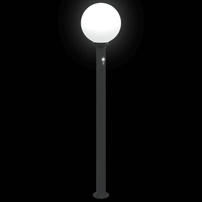 vidaXL Bollard Lights with Sensor 3 pcs 120 cm Black IP44