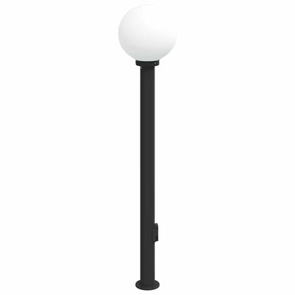 vidaXL Bollard Light with Outlet 120 cm Black IP44