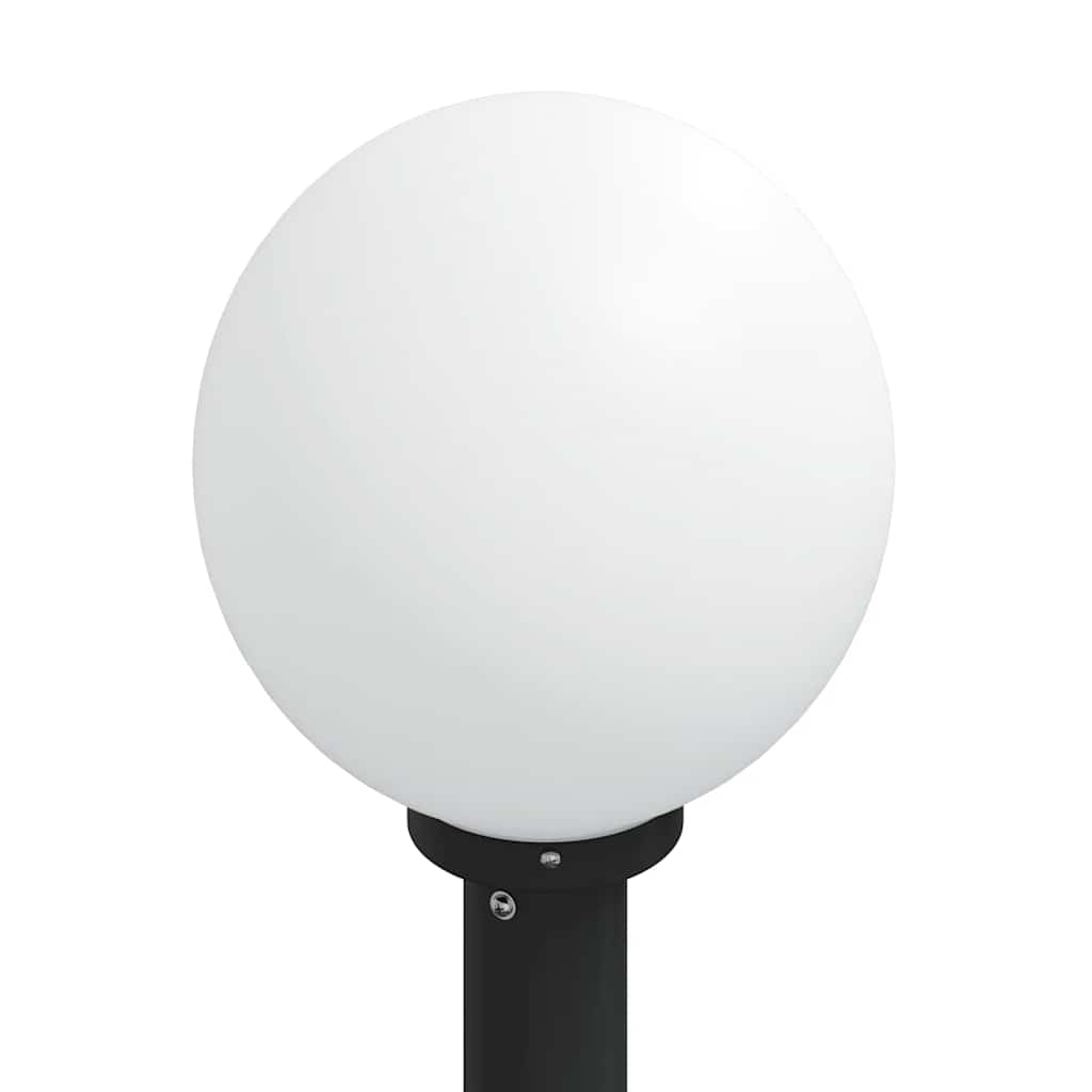 vidaXL Bollard Light with Sensor&Outlet 120 cm Black IP44