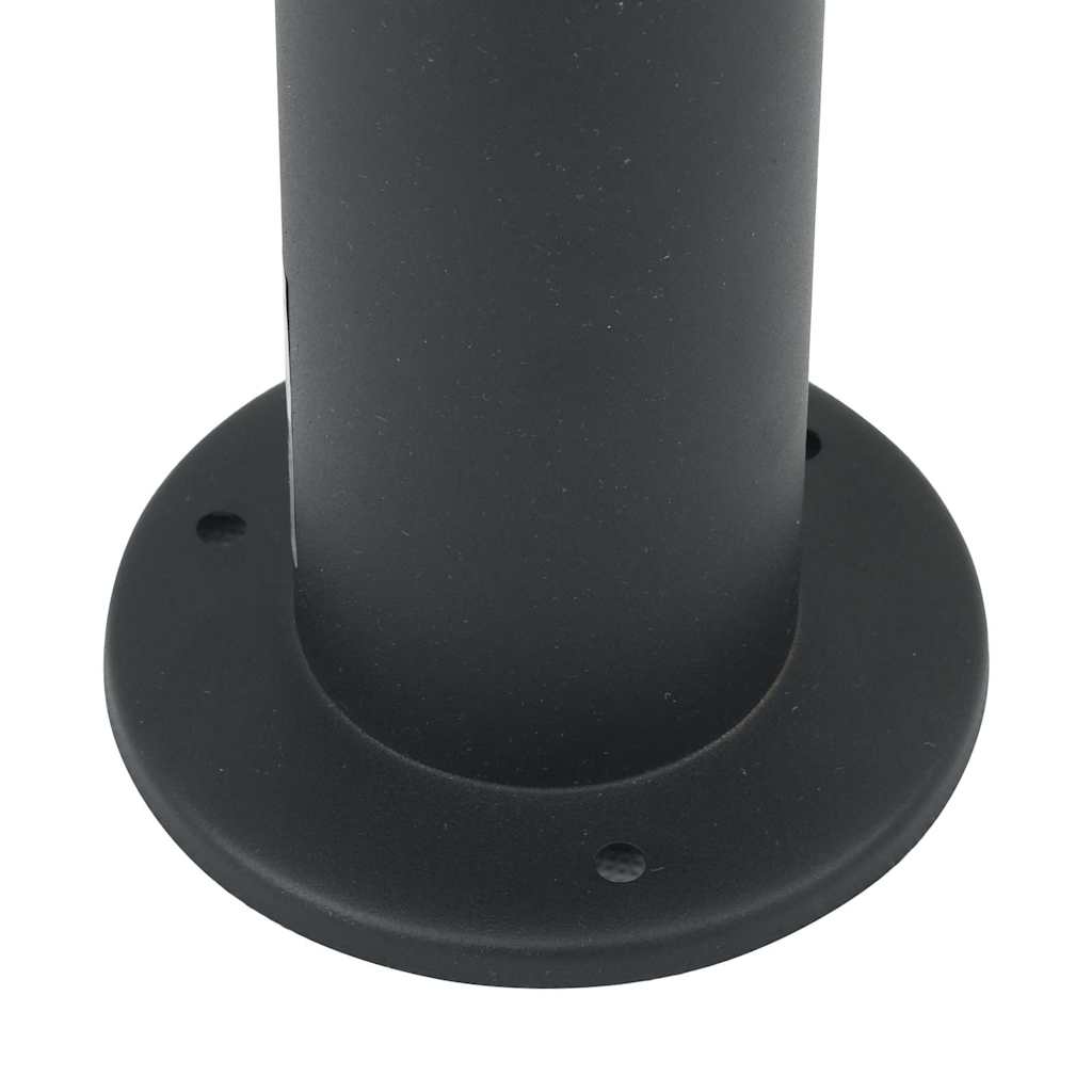 vidaXL Bollard Lights with Sensor&Outlet 3 pcs 120 cm Black IP44