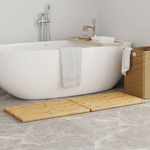 vidaXL Bath Mats 2 pcs 70x50 cm Bamboo