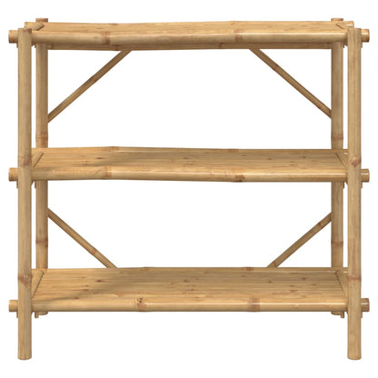 vidaXL 3-Layer Shelf 100x40x90 cm Bamboo