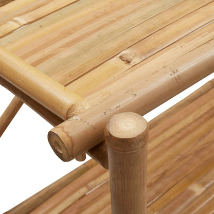 vidaXL 3-Layer Shelf 100x40x90 cm Bamboo