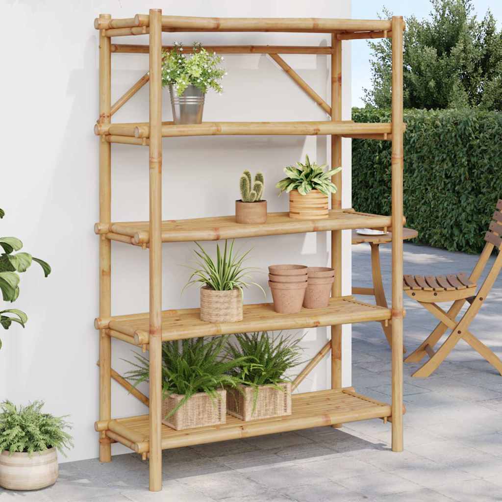 vidaXL 5-Layer Shelf 100x40x150 cm Bamboo
