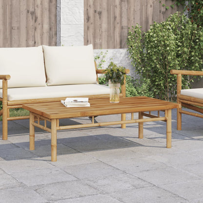 vidaXL Coffee Table 110x55x35 cm Bamboo