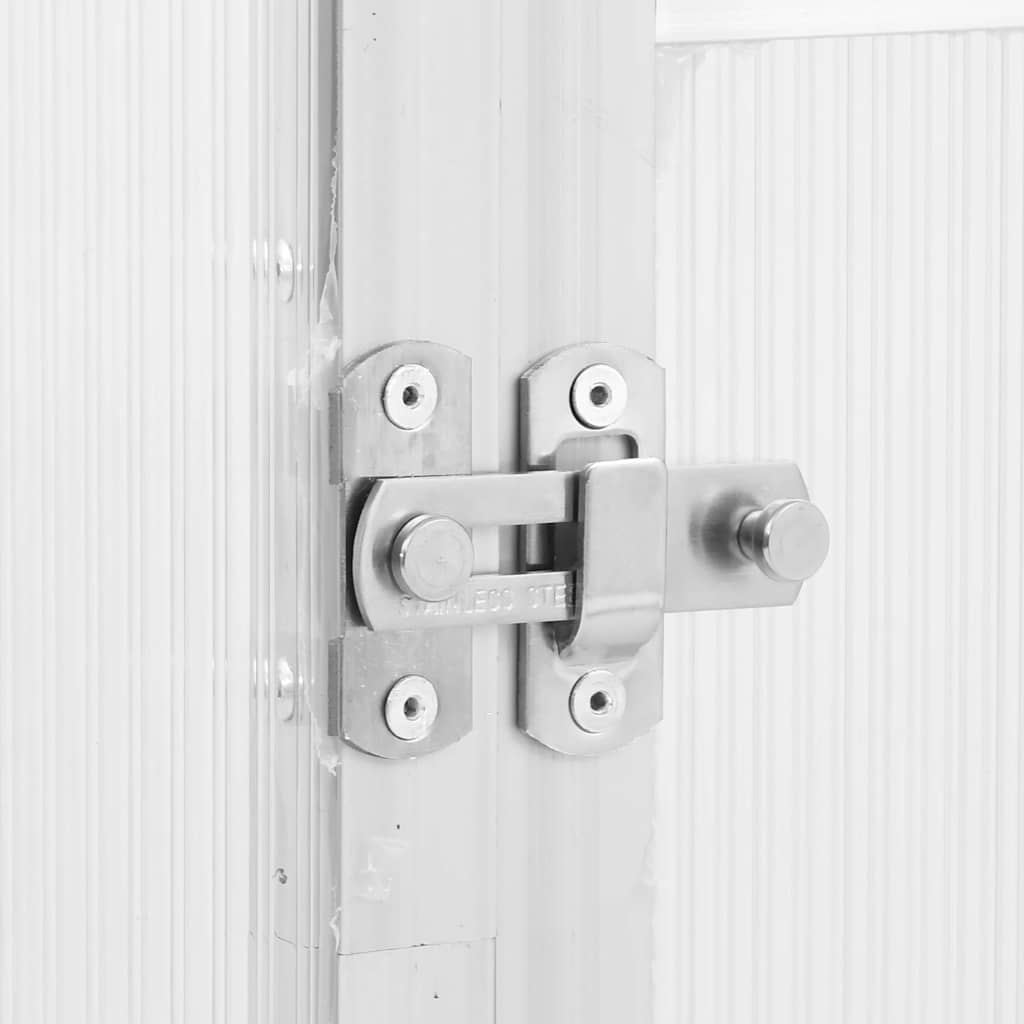 vidaXL Greenhouse with Base Frame Silver 334x169x202 cm Aluminium