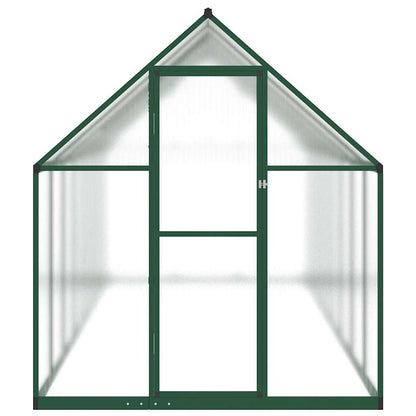 vidaXL Greenhouse with Base Frame Green 445x169x195 cm Aluminium