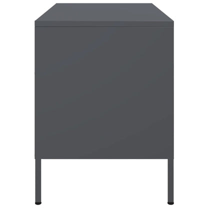 vidaXL TV Cabinet Anthracite 68x39x50,5 cm Steel