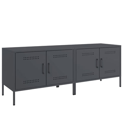 vidaXL TV Cabinets 2 pcs Anthracite 68x39x50.5 cm Steel