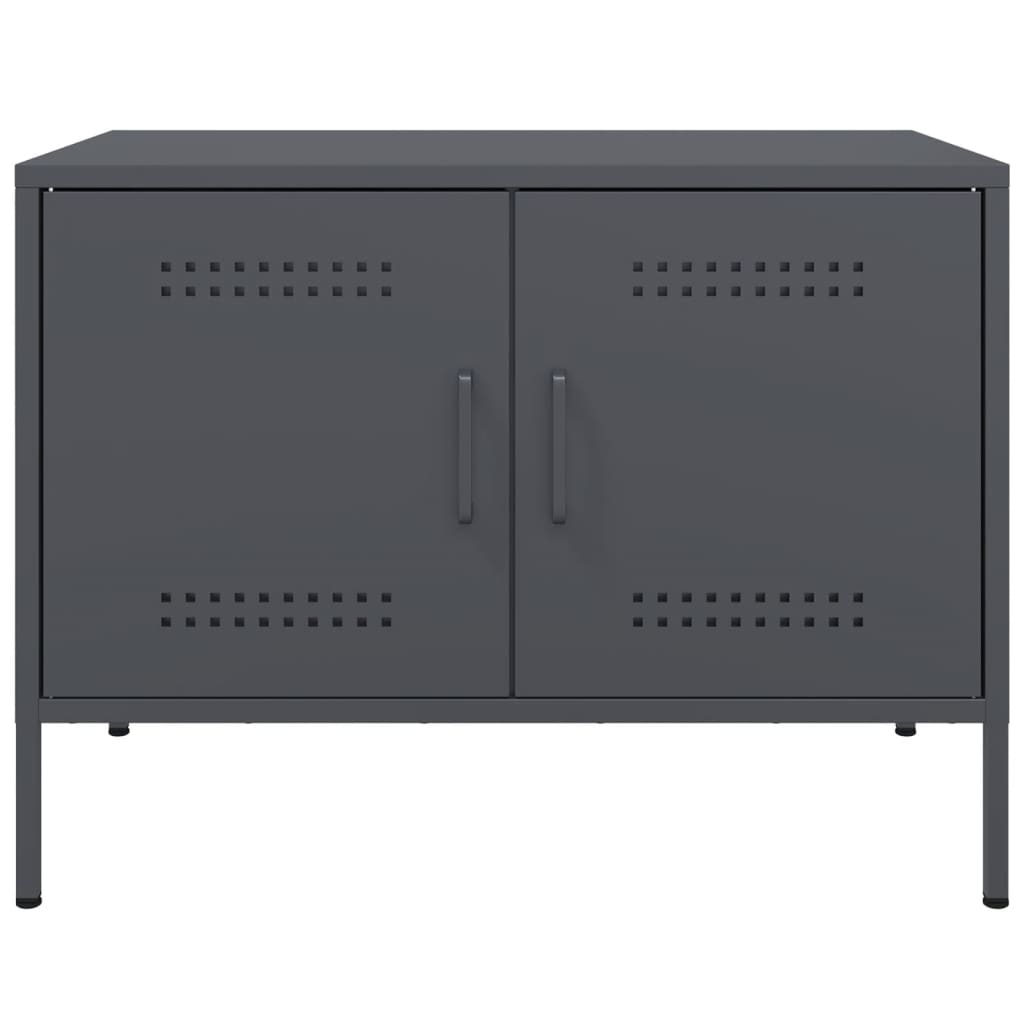 vidaXL TV Cabinets 2 pcs Anthracite 68x39x50.5 cm Steel