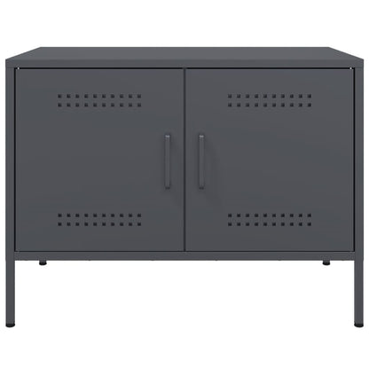 vidaXL TV Cabinets 2 pcs Anthracite 68x39x50.5 cm Steel