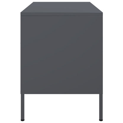 vidaXL TV Cabinets 2 pcs Anthracite 68x39x50.5 cm Steel
