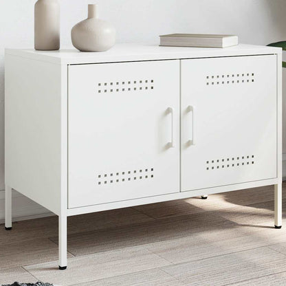 vidaXL TV Cabinet White 68x39x50,5 cm Steel