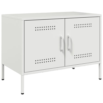 vidaXL TV Cabinets 2 pcs White 68x39x50.5 cm Steel