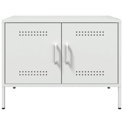 vidaXL TV Cabinets 2 pcs White 68x39x50.5 cm Steel