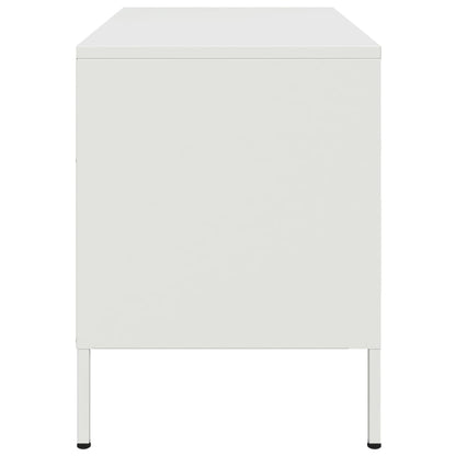 vidaXL TV Cabinets 2 pcs White 68x39x50.5 cm Steel