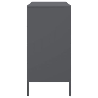 vidaXL Sideboard Anthracite 68x39x79 cm Steel