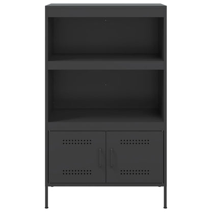 vidaXL Highboard Black 68x39x113 cm Steel