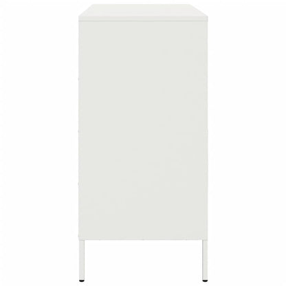 vidaXL Sideboard White 68x39x79 cm Steel