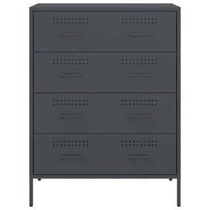 vidaXL Sideboard Anthracite 68x39x89 cm Steel