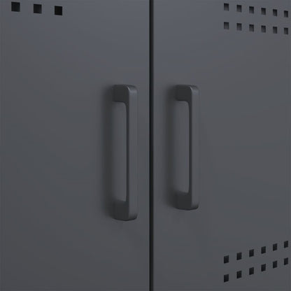 vidaXL TV Cabinet Anthracite 68x39x50,5 cm Steel
