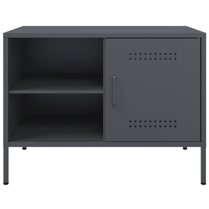 vidaXL TV Cabinets 2 pcs Anthracite 68x39x50.5 cm Steel