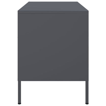 vidaXL TV Cabinets 2 pcs Anthracite 68x39x50.5 cm Steel