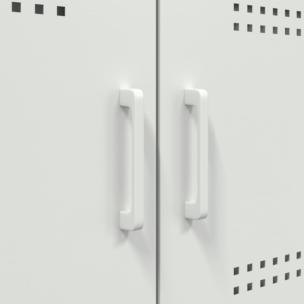 vidaXL TV Cabinet White 68x39x50,5 cm Steel