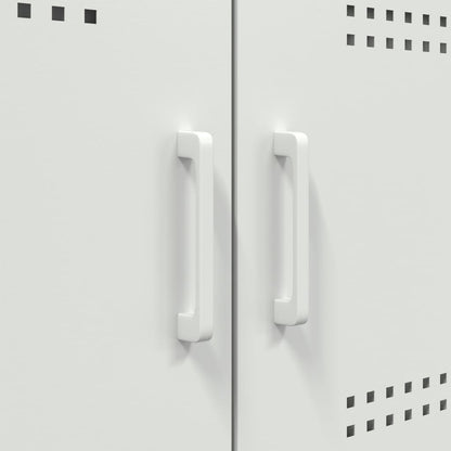 vidaXL TV Cabinet White 68x39x50,5 cm Steel
