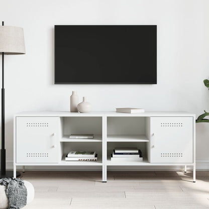 vidaXL TV Cabinets 2 pcs White 68x39x50.5 cm Steel