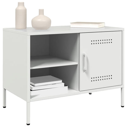 vidaXL TV Cabinets 2 pcs White 68x39x50.5 cm Steel