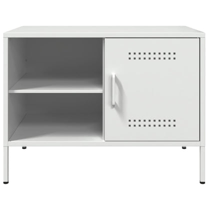 vidaXL TV Cabinets 2 pcs White 68x39x50.5 cm Steel