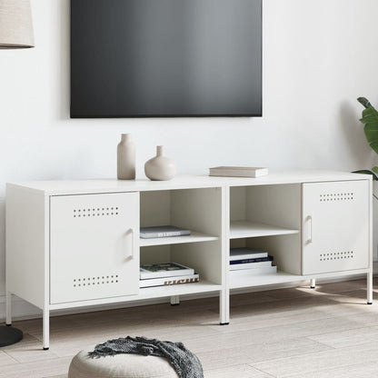 vidaXL TV Cabinets 2 pcs White 68x39x50.5 cm Steel