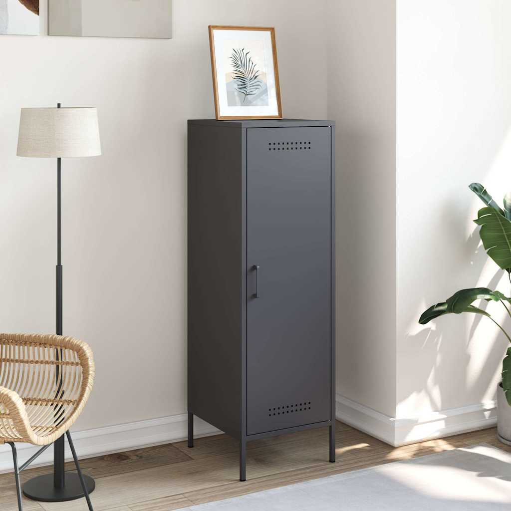 vidaXL Highboard Anthracite 36x39x113 cm Steel