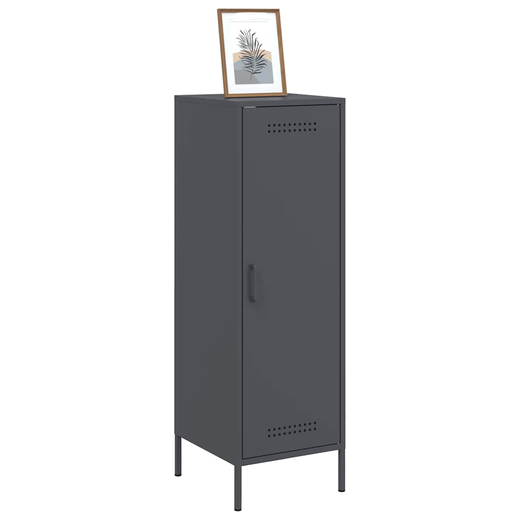 vidaXL Highboard Anthracite 36x39x113 cm Steel
