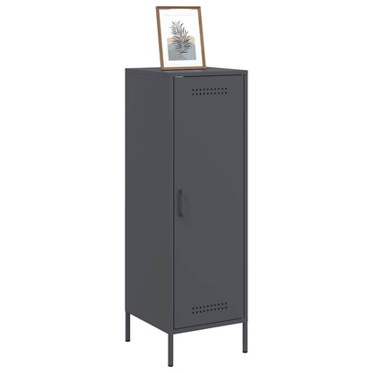 vidaXL Highboard Anthracite 36x39x113 cm Steel