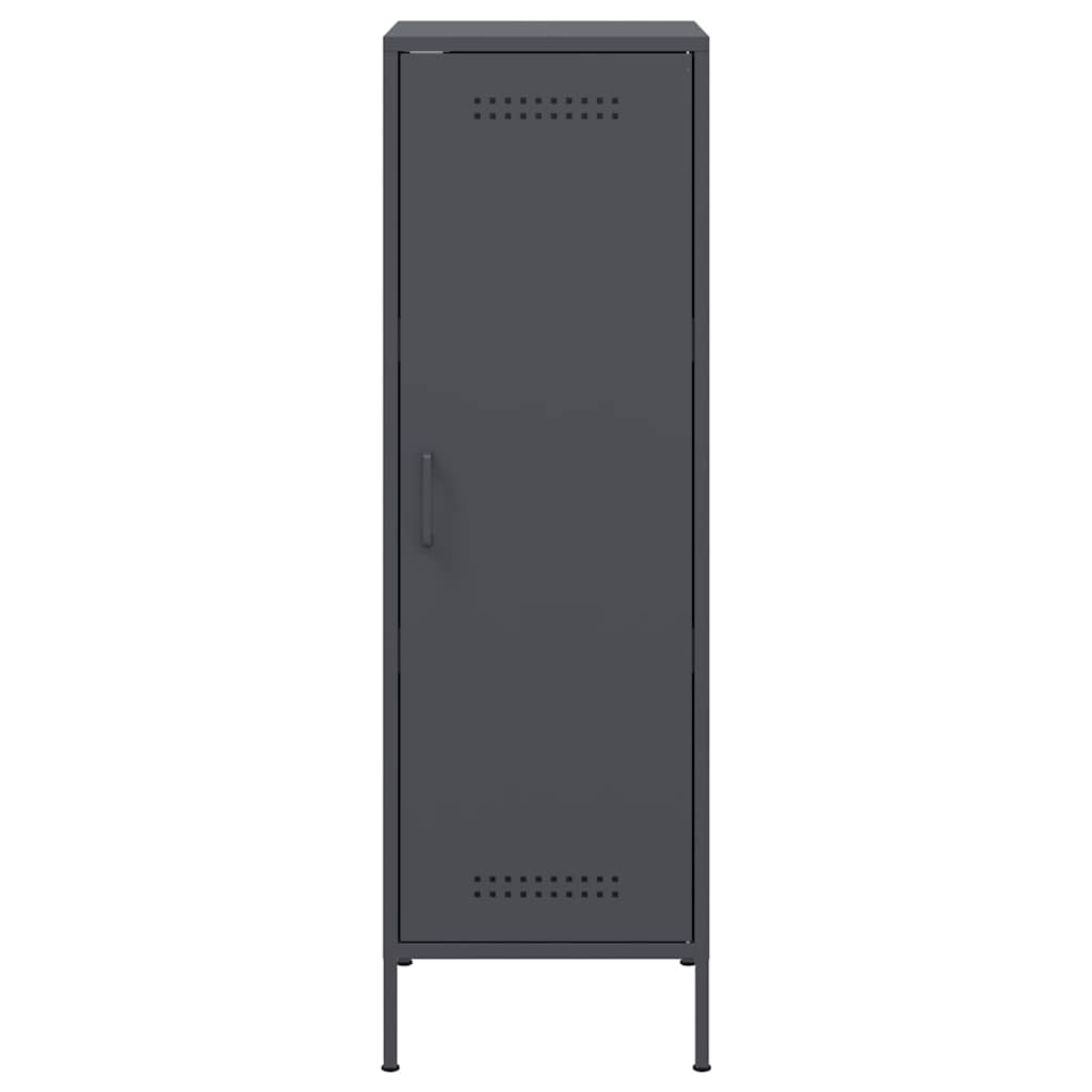vidaXL Highboard Anthracite 36x39x113 cm Steel