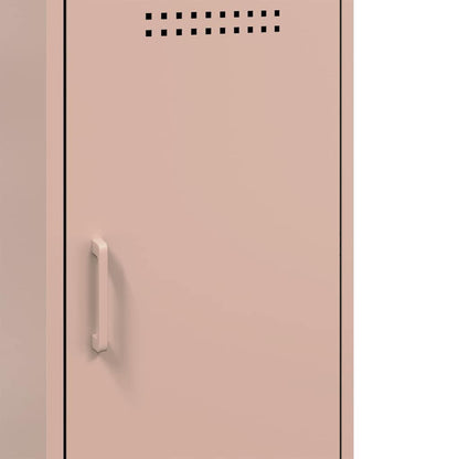 vidaXL Sideboards 2 pcs Pink 36x39x79 cm Steel