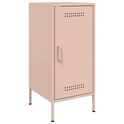vidaXL Sideboards 2 pcs Pink 36x39x79 cm Steel