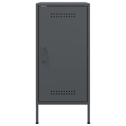 vidaXL Sideboards 2 pcs Anthracite 36x39x79 cm Steel