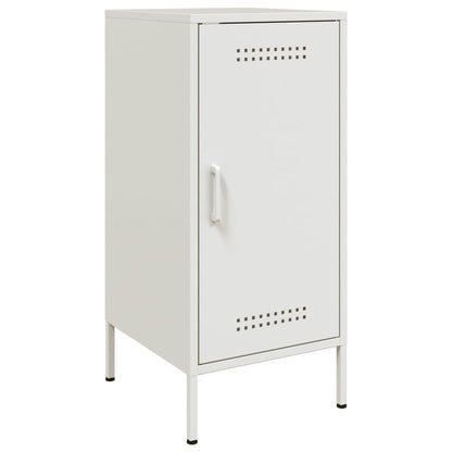 vidaXL Sideboards 2 pcs White 36x39x79 cm Steel
