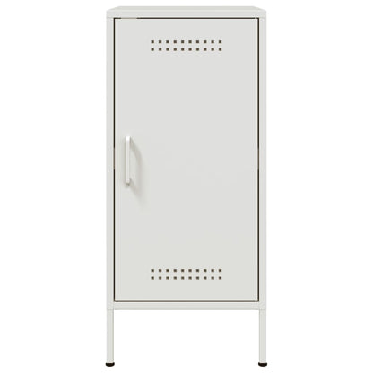 vidaXL Sideboards 2 pcs White 36x39x79 cm Steel