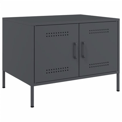 vidaXL Coffee Table Anthracite 68x50x50,5 cm Steel